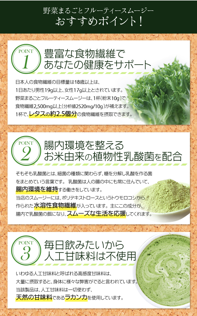 おすすめポイント！1.2.3